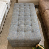 Upholstered Tufted Fabric Coffee Table/Bench FURNITURE 49w25d18h