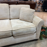 Max Home 3-Seat Chenille SOFA Ivory 88Wx39Dx31H