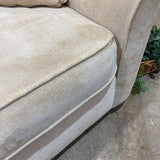 Max Home 3-Seat Chenille SOFA Ivory 88Wx39Dx31H