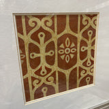 Patterned Print By Wyatt ART WORK 15Wx15H