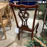 Pennsylvania House Chippendale Style Cherry Ball in Claw Foot DINING CHAIRS 20Wx18Dx38H