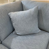 Interior Define Scarlett 4-Seat Corner SECTIONAL Blue 99Wx39Dx36H