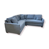 Interior Define Scarlett 4-Seat Corner SECTIONAL Blue 99Wx39Dx36H