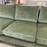 Interior Define Sloan 3-Seat Performance Velvet SOFA Sage Green 103Wx40Dx35H