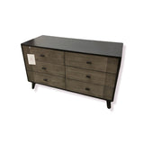 Nova Domus Panther Contemporary 6-Drawer DRESSERS/CHESTS 51w21d30h