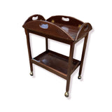 Bombay & Company Vintage Wood Tea Bar Serving Cart FURNITURE 28w18d33h