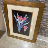 Art Deco Trickling Lilies Framed ART WORK 30x38