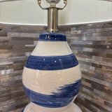 Stripe Urn Ceramic Lamp TABLE LAMP 27"H