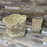 Belleek Irish Porcelain Ballybegs Candle Holder ACCESSORIES 4.5Wx3.75H