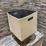 Square Two Tone Basket ACCESSORIES 13w13d13h