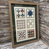 Hand Made Needlepoint Sampler Signed ART WORK 16Wx22H