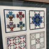 Hand Made Needlepoint Sampler Signed ART WORK 16Wx22H