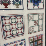 Hand Made Needlepoint Sampler Signed ART WORK 16Wx22H