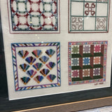 Hand Made Needlepoint Sampler Signed ART WORK 16Wx22H