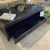 Sunpan Ikon Philmore Modern Glass Top COFFEE/COCKTAIL TABLE 47w24d18h