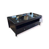 Sunpan Ikon Philmore Modern Glass Top COFFEE/COCKTAIL TABLE 47w24d18h