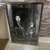 "Charlie Chaplin, The Kid" Framed Print ART WORK 26x38