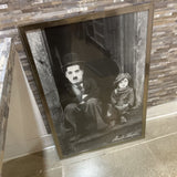 "Charlie Chaplin, The Kid" Framed Print ART WORK 26x38