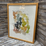 Watercolor Blotches Framed Print ART WORK 16x20