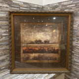 Landscape Print In Ornate Frame ART WORK 30x30