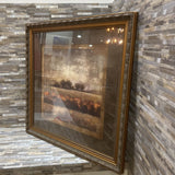 Landscape Print In Ornate Frame ART WORK 30x30