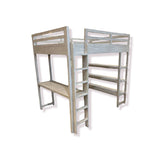 Restoration Hardware Laguna Study Loft Full Bed BEDS Whitewashed 45w79d77h
