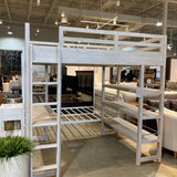 Restoration Hardware Laguna Study Loft Full Bed BEDS Whitewashed 45w79d77h