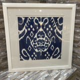 Framed Ikat Print ART WORK 24x24