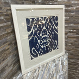 Framed Ikat Print ART WORK 24x24