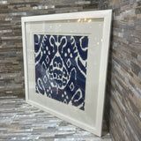 Framed Ikat Print ART WORK 24x24