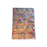 Nourison Home Gray Blue And Orange Quatrefoil Distressed Area Rug RUG 7'x10'