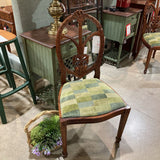 English Mahogany Side Chair DINING CHAIRS 21w18d39h