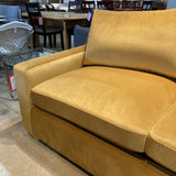 Interior Define Sloan Velvet Queen Sleeper SOFA Marigold 79w35d29h