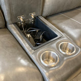 Flexsteel Laf Power Recliner Monet SECTIONAL Gray 128w128d36h