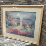 Scenic Garden Framed Print ART WORK 30x25