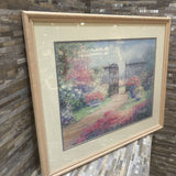 Scenic Garden Framed Print ART WORK 30x25