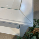 LIATORP Shadow Box Glass Top COFFEE/COCKTAIL TABLE White 37w37d21h