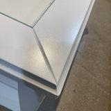 LIATORP Shadow Box Glass Top COFFEE/COCKTAIL TABLE White 37w37d21h
