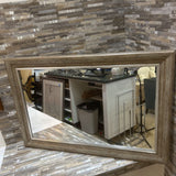 Distressed Rectangular Wood Mirror MIRRORS 36x24
