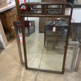 Bamboo Style Wood Framed Mirror MIRRORS 28x46