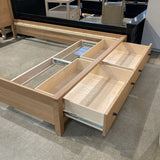 Room & Board White Oak Emerson Queen w/ Storage BEDS 62Wx85Dx46H