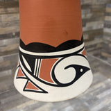 Sandia Signed Jemez Pueblo Pottery Chime Bell ACCESSORIES 4.5Wx10H