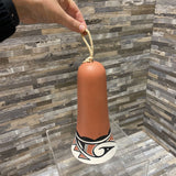 Sandia Signed Jemez Pueblo Pottery Chime Bell ACCESSORIES 4.5Wx10H