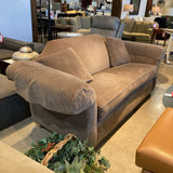 Designlines By Mitchell Gold Corduroy Roll-Arm SOFA Light Brown 88w34d34h