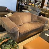 Designlines By Mitchell Gold Corduroy Roll-Arm SOFA Light Brown 88w34d34h