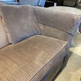 Designlines By Mitchell Gold Corduroy Roll-Arm SOFA Light Brown 88w34d34h