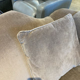 Designlines By Mitchell Gold Corduroy Roll-Arm SOFA Light Brown 88w34d34h
