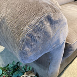 Designlines By Mitchell Gold Corduroy Roll-Arm SOFA Light Brown 88w34d34h