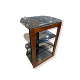 Bell'O Wood & Glass Audio Tower FURNITURE 27w20d36h