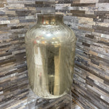 West Elm Metallic Mercury Glass Jar Shaped Vase ACCESSORIES 8Wx14H